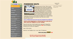 Desktop Screenshot of pinebrooksouth.com